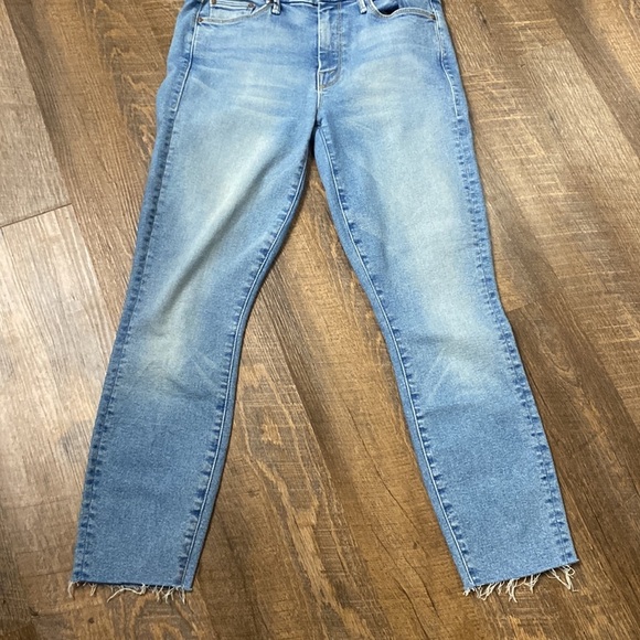 MOTHER THE LOOKER ANKLE FRAY IN WASH READY TO ROLL MID RISE SKINNY JEANS STRETCH - Picture 7 of 13